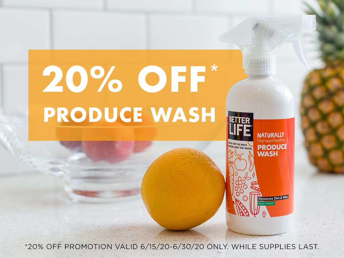 Better Life Produce Wash Sale Facebook Promotion